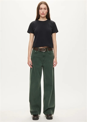 Bright jeans Pine Green Oval Square 